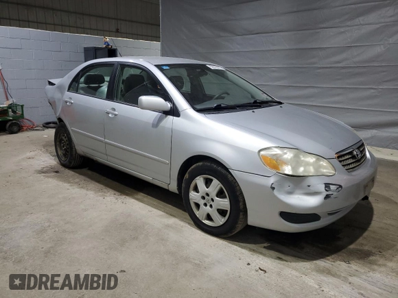 2006 Toyota Corolla CE with VIN 2T1BR32E66C593824, listed as a Copart auction lot 52075575 with 169,540 mi miles and Salvage Title. Bid and sale history available at DreamBid. Image 4.