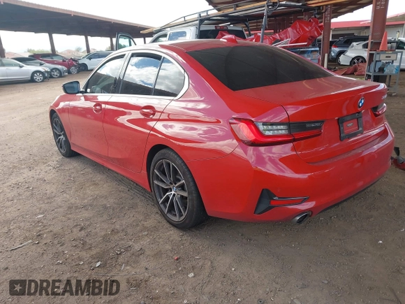 2019 BMW 3 Series 330i with VIN WBA5R1C55KAK12704, listed as a IAAI auction lot 41772453 with Not Provided miles and . Bid and sale history available at DreamBid. Image 3.