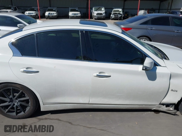 2018 Infiniti Q50 3.0t LUXE with VIN JN1EV7AP7JM353893, listed as a IAAI auction lot 41974467 with 160,214 mi miles. Bid and sale history available at carsss.com. Image 14.