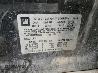 2016 Buick Encore Convenience with VIN KL4CJFSB4GB616983, listed as a Copart auction lot 47487585 with 129,453 mi miles and Clean Title. Bid and sale history available at carsss.com. Image 13.
