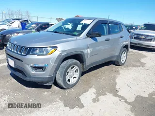 2018 Jeep Compass Sport with VIN 3C4NJDAB8JT191603, listed as a IAAI auction lot 41674308 with 107,291 mi miles and . Bid and sale history available at DreamBid. Image 19.