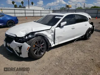 2021 Cadillac CT5 V-Series with VIN 1G6DR5RW9M0134624, listed as a Copart auction lot 67149673 with 0 mi miles. Bid and sale history available at carsss.com. Image 1.