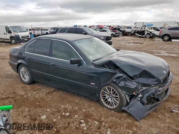2001 BMW 5 Series 530i z VIN WBADT63451CF13044, wystawiony jako Copart lot #59404495 z przebiegiem Nie podano mil oraz Szkoda całkowita • Salvage title. Historia ofert i sprzedaży dostępna na DreamBid. Obrazek 4.