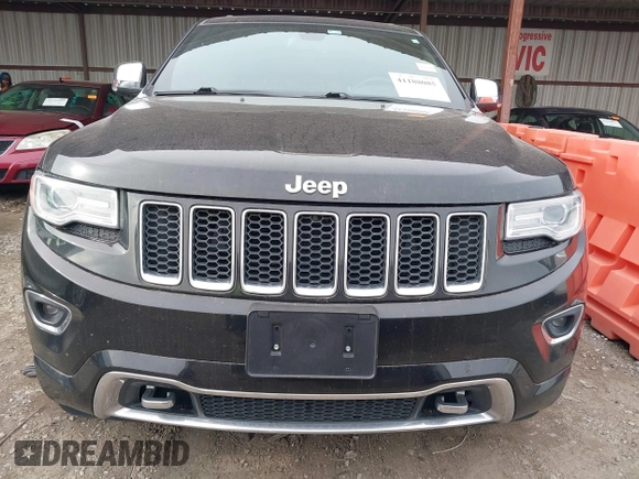 2015 Jeep Grand Cherokee Overland with VIN 1C4RJFCT4FC138404, listed as a IAAI auction lot 41188085 with 152,486 mi miles. Bid and sale history available at carsss.com. Image 13.