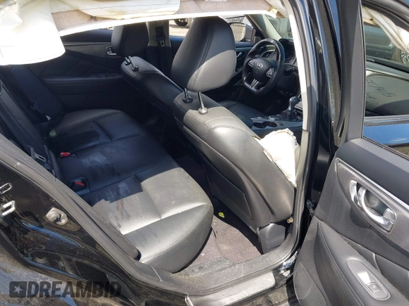 2017 Infiniti Q50 Premium with VIN JN1EV7AP1HM735587, listed as a IAAI auction lot 42341024 with 107,372 mi miles and . Bid and sale history available at DreamBid. Image 8.
