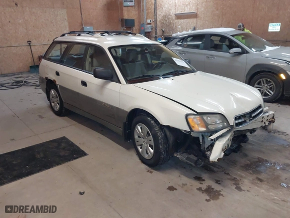 2002 Subaru Legacy Wagon Outback w/All Weather Pkg with VIN 4S3BH675027631668, listed as a IAAI auction lot 41491574 with 175,167 mi miles. Bid and sale history available at carsss.com. Image 1.