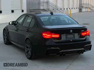 2018 BMW M3 with VIN WBS8M9C51J5K99949, listed as a Copart auction lot 42874973 with 44,383 mi miles. Bid and sale history available at carsss.com. Image 4.