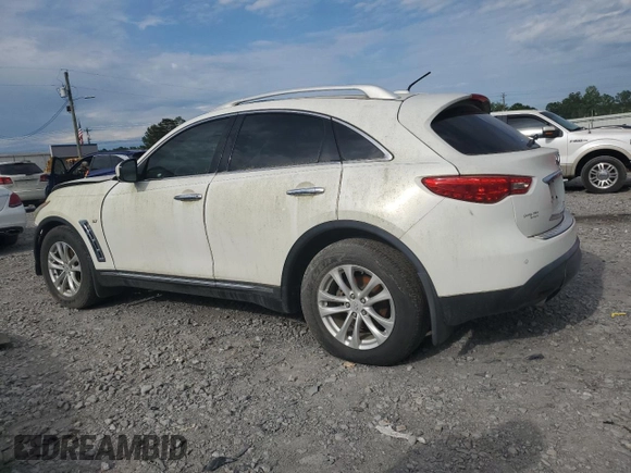 2016 Infiniti QX70 with VIN JN8CS1MU5GM130261, listed as a Copart auction lot 55860435 with Not provided miles and Clean title. Bid and sale history available at DreamBid. Image 2.