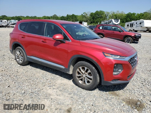 2020 Hyundai Santa Fe SE with VIN 5NMS23AD2LH191690, listed as a Copart auction lot 53846625 with 214,438 mi miles and Salvage title. Bid and sale history available at DreamBid. Image 4.