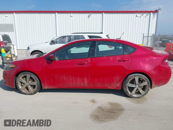 2014 Dodge Dart GT with VIN 1C3CDFEB1ED701407, listed as a IAAI auction lot 41705509 with 201,553 mi miles. Bid and sale history available at carsss.com. Image 14.