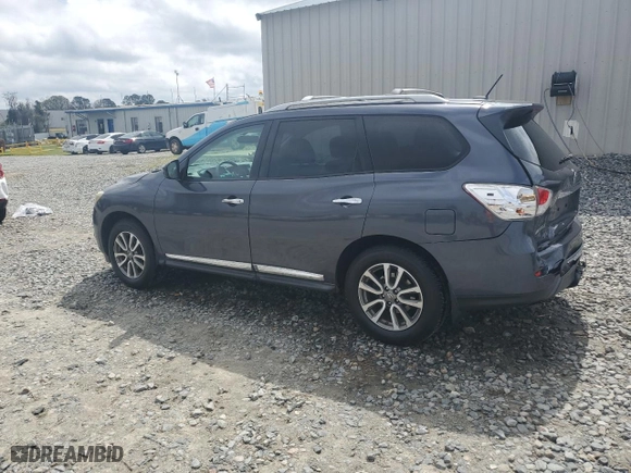 2013 Nissan Pathfinder Platinum with VIN 5N1AR2MN2DC646247, listed as a Copart auction lot 49134545 with 212726 miles and Salvage Title. Bid and sale history available at carsss.com. Image 2.