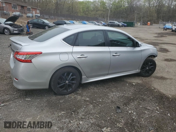 2013 Nissan Sentra SR with VIN 3N1AB7AP2DL711164, listed as a Copart auction lot 52786785 with 138,435 mi miles and Salvage Title. Bid and sale history available at DreamBid. Image 3.