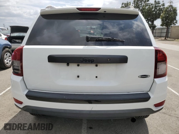 2015 Jeep Compass Sport with VIN 1C4NJCBA9FD203576, listed as a Copart auction lot 50644635 with 142,190 mi miles and Clean Title. Bid and sale history available at carsss.com. Image 6.