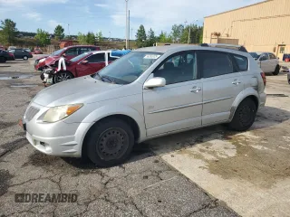 2005 Pontiac Vibe z VIN 5Y2SL63835Z412369, wystawiony jako Copart lot #56356205 z przebiegiem 182 112 mil mil oraz Szkoda całkowita • Salvage title. Historia ofert i sprzedaży dostępna na DreamBid. Obrazek 1.