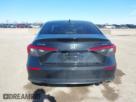 2024 Honda Civic Sedan Sport with VIN 2HGFE2F54RH529875, listed as a IAAI auction lot 41681115 with 15,223 mi miles. Bid and sale history available at carsss.com. Image 16.