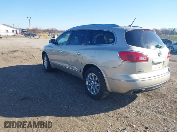 2014 Buick Enclave Leather with VIN 5GAKRBKD6EJ329850, listed as a IAAI auction lot 41851778 with 141,683 mi miles and . Bid and sale history available at DreamBid. Image 3.