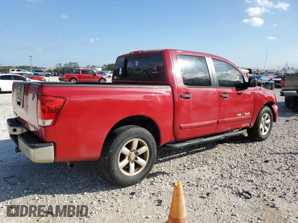 2010 Nissan Titan SE with VIN 1N6BA0ED5AN311314, listed as a Copart auction lot 82626554 with 186,639 mi miles and Clean Title. Bid and sale history available at carsss.com. Image 3.