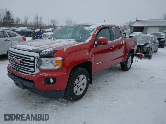 2016 GMC Canyon 4WD SLE with VIN 1GTG6CE32G1135910, listed as a IAAI auction lot 41322744 with 132,586 mi miles. Bid and sale history available at carsss.com. Image 2.