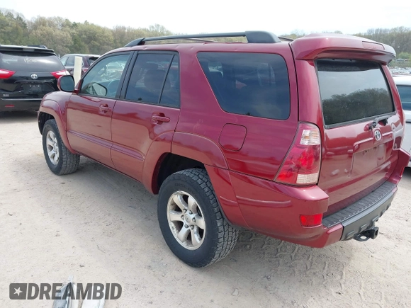 2005 Toyota 4Runner SR5 with VIN JTEBT14R458020299, listed as a IAAI auction lot 42216142 with 106,572 mi miles and . Bid and sale history available at DreamBid. Image 3.