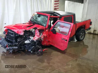 2020 Jeep Gladiator Rubicon with VIN 1C6JJTBG2LL111348, listed as a Copart auction lot 43710525 with Not Provided miles and Non Repairable. Bid and sale history available at DreamBid. Image 1.
