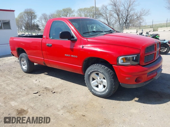 2002 Dodge 1500 ST with VIN 1D7HU16N72J165501, listed as a IAAI auction lot 42061393 with 112,374 mi miles. Bid and sale history available at carsss.com. Image 1.