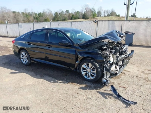 2018 Honda Accord Sedan LX 1.5T with VIN 1HGCV1F17JA207101, listed as a IAAI auction lot 41787150 with 83,020 mi miles. Bid and sale history available at carsss.com. Image 1.