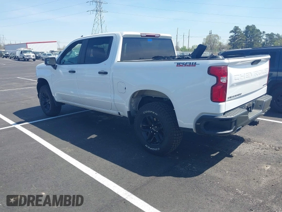 2021 Chevrolet Silverado 1500 Custom Trail Boss with VIN 1GCPYCEF1MZ413908, listed as a IAAI auction lot 41891660 with 88,335 mi miles and . Bid and sale history available at DreamBid. Image 3.