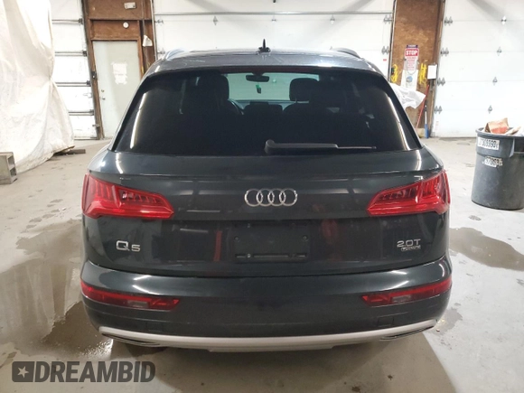 2018 Audi Q5 Premium with VIN WA1ANAFY3J2001846, listed as a Copart auction lot 49515695 with 91,463 mi miles and Salvage Title. Bid and sale history available at DreamBid. Image 6.