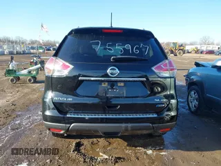 2014 Nissan Rogue S with VIN 5N1AT2MV7EC755967, listed as a IAAI auction lot 41800889 with 130,811 mi miles. Bid and sale history available at carsss.com. Image 16.