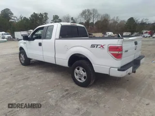 2014 Ford F-150 XL with VIN 1FTFX1EFXEKE16495, listed as a IAAI auction lot 41077199 with 206,212 mi miles. Bid and sale history available at carsss.com. Image 3.