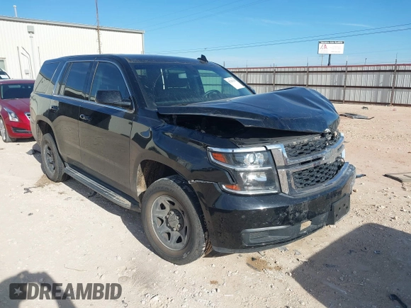 2019 Chevrolet Tahoe Commercial z VIN 1GNLCDEC4KR295348, wystawiony jako IAAI lot #41225134 z przebiegiem Nie podano mil oraz . Historia ofert i sprzedaży dostępna na DreamBid. Obrazek 1.