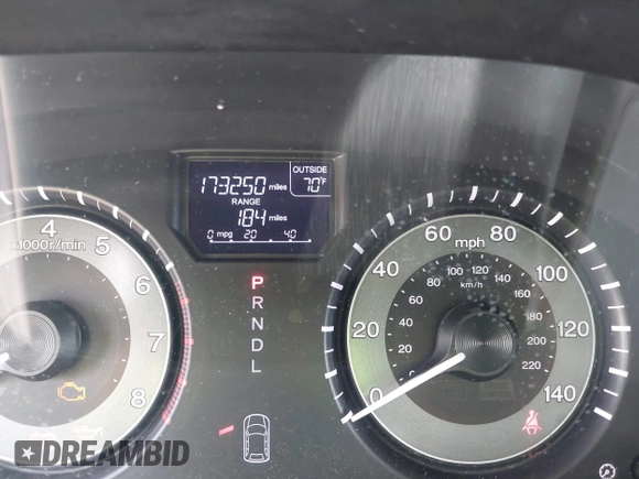 2016 Honda Odyssey EX-L with VIN 5FNRL5H62GB124335, listed as a IAAI auction lot 41910722 with 173,250 mi miles. Bid and sale history available at carsss.com. Image 7.