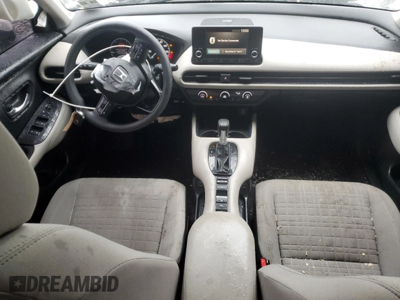 2023 Honda HR-V LX with VIN 3CZRZ2H32PM715175, listed as a Copart auction lot 56970815 with 37,217 mi miles and Salvage title. Bid and sale history available at DreamBid. Image 8.