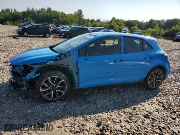 2019 Toyota Corolla Hatchback SE with VIN JTNK4RBE0K3005254, listed as a Copart auction lot 63080774 with 80,775 mi miles and Salvage Title. Bid and sale history available at carsss.com. Image 1.