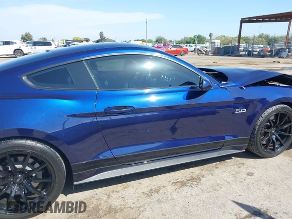 2018 Ford Mustang GT with VIN 1FA6P8CFXJ5166072, listed as a IAAI auction lot 42035790 with 46,806 mi miles and . Bid and sale history available at DreamBid. Image 13.