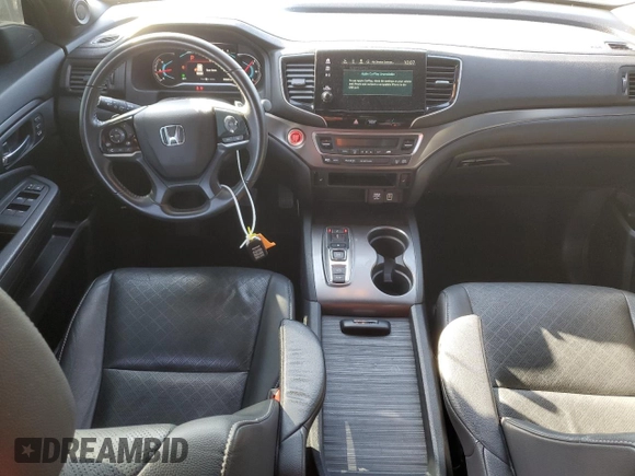 2021 Honda Passport EX-L with VIN 5FNYF8H57MB022407, listed as a Copart auction lot 48436585 with 48,602 mi miles and Salvage Title. Bid and sale history available at DreamBid. Image 8.
