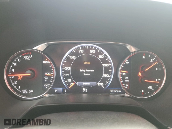 2024 Chevrolet Blazer RS with VIN 3GNKBKRS5RS145213, listed as a Copart auction lot 84481814 with 38,175 mi miles and Salvage title. Bid and sale history available at DreamBid. Image 9.