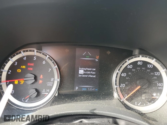 2021 Toyota Highlander L with VIN 5TDCZRAH4MS534715, listed as a Copart auction lot 56737705 with 53,541 mi miles and Salvage title. Bid and sale history available at DreamBid. Image 9.