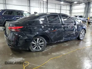 2021 Nissan Versa SV with VIN 3N1CN8EV4ML840571, listed as a Copart auction lot 52743805 with 101,509 mi miles and Salvage title. Bid and sale history available at DreamBid. Image 3.