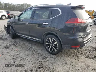 2020 Nissan Rogue SL with VIN 5N1AT2MT2LC757508, listed as a Copart auction lot 45053595 with 124,593 mi miles and Salvage Title. Bid and sale history available at DreamBid. Image 2.