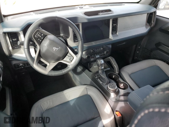 2024 Ford Bronco Outer Banks with VIN 1FMEE8BP9RLA03325, listed as a Copart auction lot 73739814 with Not Provided miles and Non Repairable. Bid and sale history available at DreamBid. Image 8.