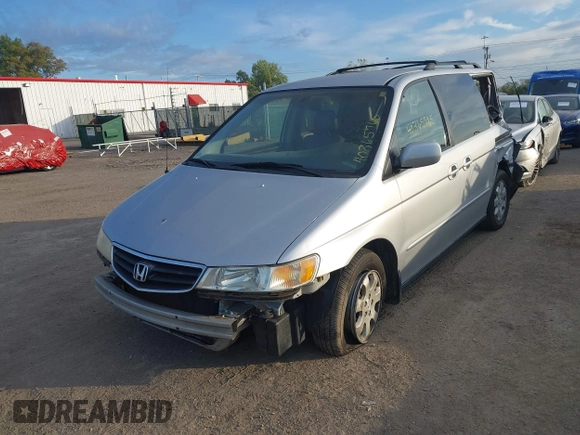2003 Honda Odyssey EX-L with VIN 5FNRL18973B007802, listed as a IAAI auction lot 40365765 with 278,759 mi miles and . Bid and sale history available at DreamBid. Image 13.