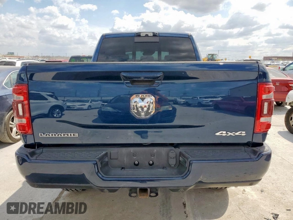 2023 Ram 2500 Laramie with VIN 3C6UR5FL8PG614782, listed as a Copart auction lot 50772975 with 23,764 mi miles and Salvage Title. Bid and sale history available at carsss.com. Image 6.