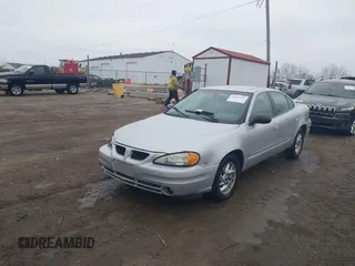2003 Pontiac Grand Am SE1 with VIN 1G2NF52E43M684966, listed as a IAAI auction lot 41534135 with 91,049 mi miles. Bid and sale history available at carsss.com. Image 2.