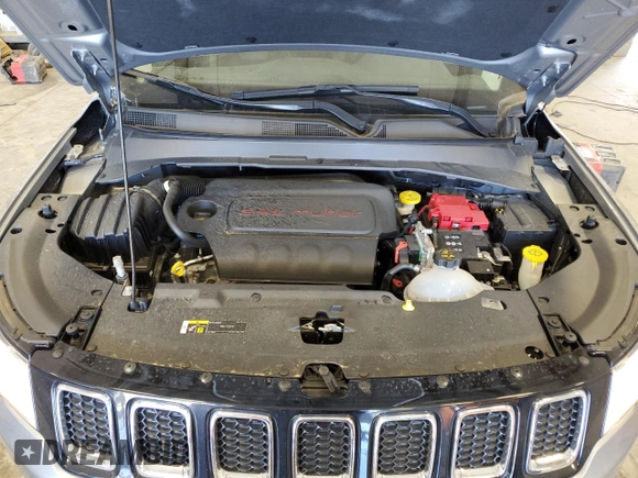 2021 Jeep Compass Altitude with VIN 3C4NJDBB3MT579230, listed as a Copart auction lot 58232705 with 12,355 mi miles and Salvage title. Bid and sale history available at DreamBid. Image 12.
