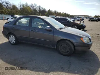 2006 Kia Spectra EX with VIN KNAFE122X65270684, listed as a Copart auction lot 73002454 with 79,326 mi miles and Salvage Title. Bid and sale history available at carsss.com. Image 4.