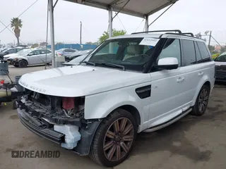 2013 Land Rover Range Rover Sport SC with VIN SALSH2E40DA800038, listed as a IAAI auction lot 42152992 with 119,438 mi miles and . Bid and sale history available at DreamBid. Image 2.