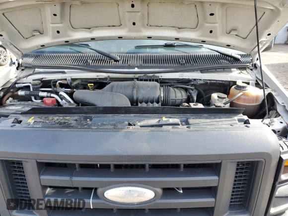 2014 Ford Econoline Cargo Commercial with VIN 1FTNE2EL3EDA87107, listed as a Copart auction lot 45336725 with 205,547 mi miles and Salvage title. Bid and sale history available at DreamBid. Image 12.