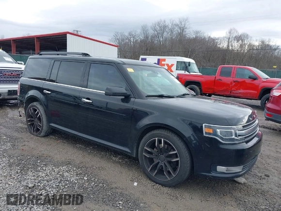 2018 Ford Flex Limited with VIN 2FMGK5D88JBA13404, listed as a IAAI auction lot 41142968 with 145,862 mi miles. Bid and sale history available at carsss.com. Image 1.