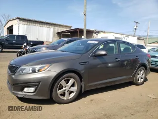 2014 Kia Optima LX with VIN 5XXGM4A79EG289052, listed as a Copart auction lot 54314545 with 208,620 mi miles and Salvage Title. Bid and sale history available at carsss.com. Image 1.